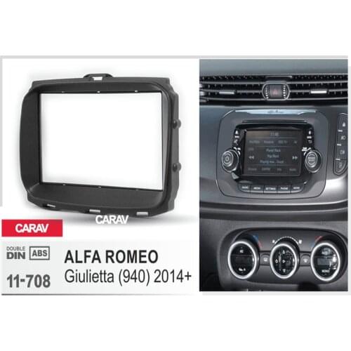 CARAV 11-708 double din dash kit audio car stereo radio install dash kit for ALFA ROMEO Giulietta (940) 2014