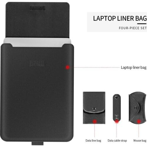 Laptop Sleeve For HP Envy 13 Spectre X360 13.3 inch Pouch Cooling Bracket Protective Notebook Skin Cover Bag