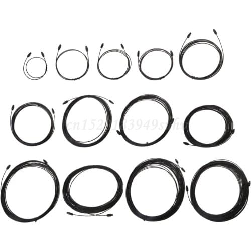 Digital Optical Audio Cable For Toslink SPDIF DVD CD 0.5m 1m 1.5m 1.8m 3m 5m 8m 10m 12m 15m 20m 25m 30m