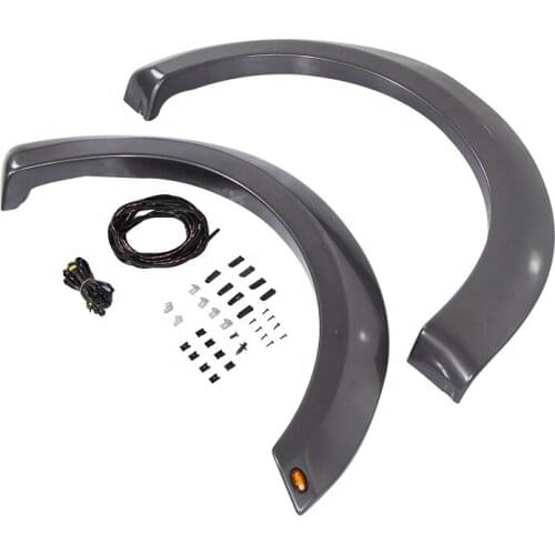 Danyang auto parts abs plastic pickup truck fender flare flares extended led fender flares fit for Ford F150 2015 2016 2017