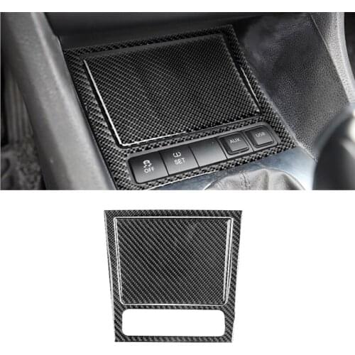 For VW Golf 6 MK6 2010 2011 2012 2013 Car Carbon Fiber Interior Center Console Gear Shift Panel Ashtray Box Frame Cover Trim
