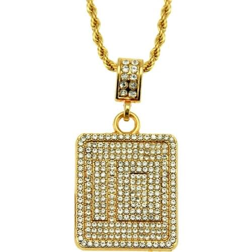 2020 E-commerce Source Europe And America Hip Hop Hip Hop Dance Accessories Mens Trend Cool 10 Digital Pendant