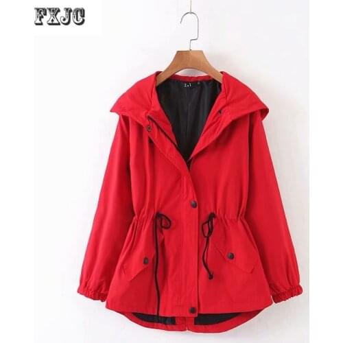 Женские красные куртки FXJC China At AliExpress