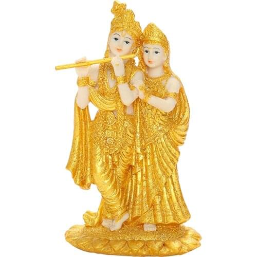 Indian Buddha Statue Figurine Krishna Home Car Dashboard Decor Buddhism