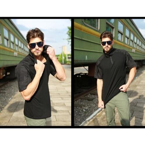 10 Color Camouflage Military T-Shirts Mens Outdoor Tactical Shirt Hunting Crop Tops Working Clothes for Men Army T Shirts 2021