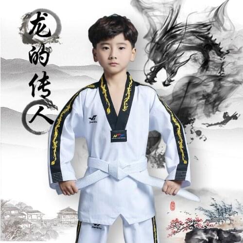 Adult Children Kimono Judo Kickboxing Practice Costume Kids Boys Girls Taekwondo Suit Karate Tae Kwon Do Clothes stage costumes