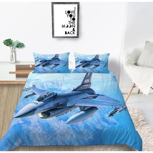 London Bridge Bedding Set Frighter Cool 3D Duvet Cover Fashion Queen King Twin Full Single Double Unique Design Bed Set