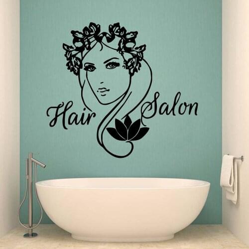 Fashion Barber Shop Wall Decorative Wall Stickers Mural Vinyl Sticker Removable Home Decorative Wall Decals