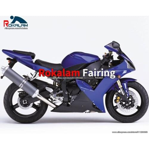Motorbike Fairings For Yamaha YZF1000 R1 2002 2003 YZFR1 02 03 Blue Black Motorcycle Bodyworks (Injection Molding)