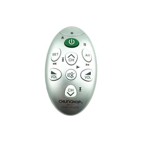 Learning Mini remote control Chunghop rm-L7 7 button TV DVD audio projector