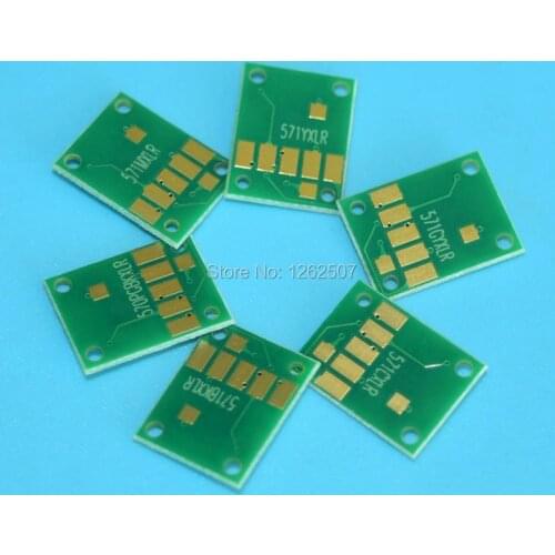 PGI 370 CL371 6 Color Toner Cartridge Reset Chip For Canon PIXMA MG7730 MG6930 TS9030 TS8030 370xl 371xl Printer Ink Cartridges