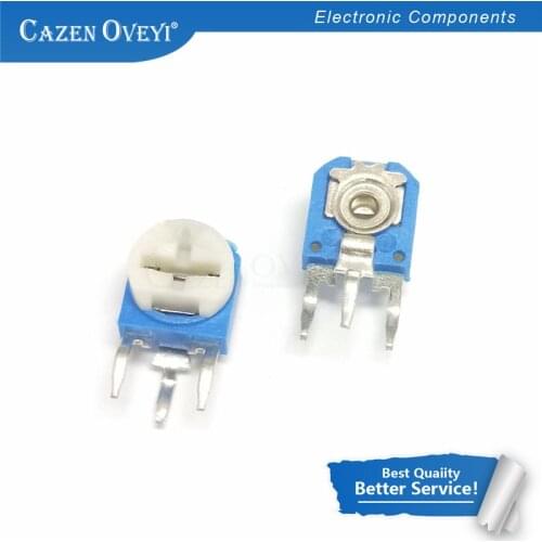 40pcs/lot RM063 RM-063 100 200 500 1K 2K 5K 10K 20K 50K 100K 200K 500K 1M ohm Trimpot Trimmer Potentiometer variable resistor