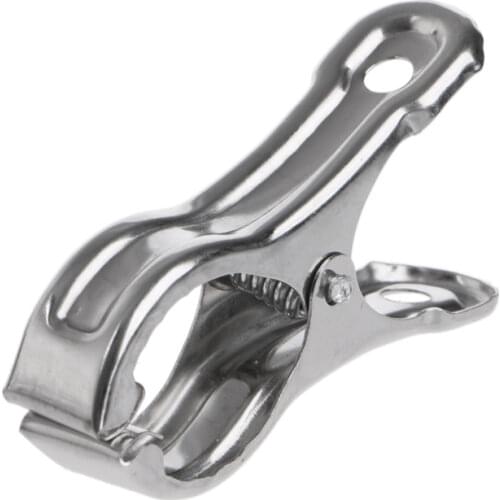 20 Pcs Stainless Steel Clothes Pegs Hanging Pins Laundry Windproof Clips Dropship