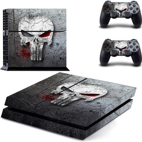 Skeleton Style PS4 Skin Sticker for Playstation 4 Console & 2 Controllers Decal Vinyl Protective Skins Style 9