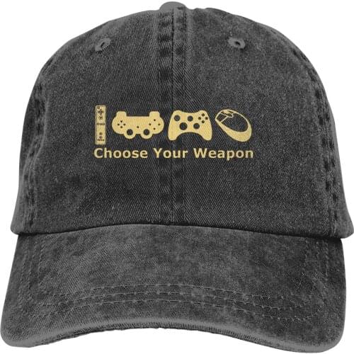 Chose Your Weapon Baseball Cap cowboy hat Peaked cap Cowboy Bebop Hats Men and women hats
