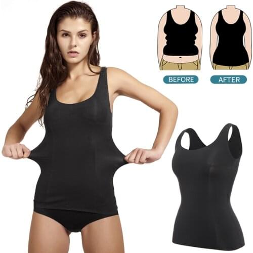 Women Seamless Shapewear Ultra Light Body Shaper Briefer Waist Trainer Slimming Sheath Sleek Smoothers Belly Shapers Tops Corset