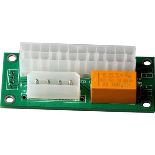 1Pcs dual power supply start module computer power synchronization line start controller multi start power at the same time