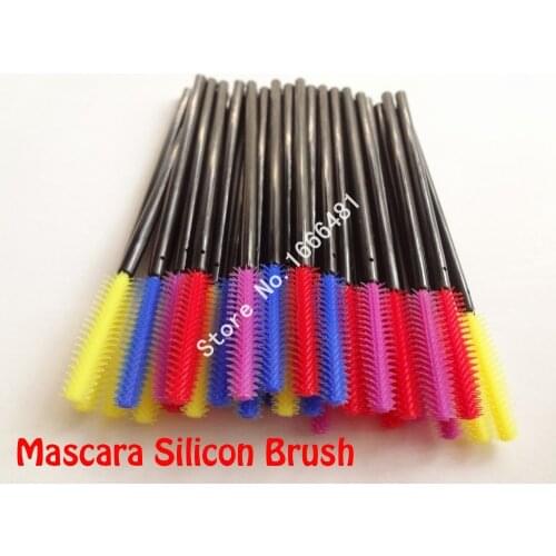 200pcs Mascara Silicone Brush Makeup Brush Eyelash Extension Applicate Brush Free Shipping