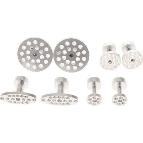 8pcs 4 Size Auto Tool Kit Aluminum Glue Puller Tabs For Car Paintless Repair