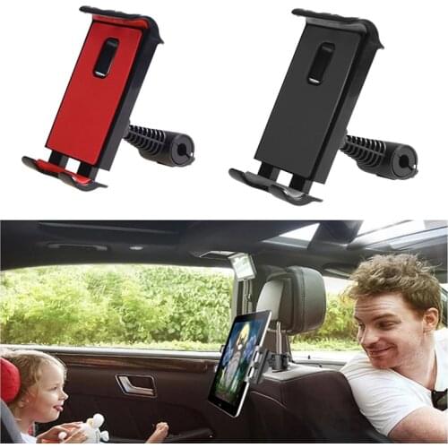 Car Tablet Holder Seat Adjustable IPad Holder Car Phone Holder Headrest 360 Rotating Mobile Phone Computer Holder