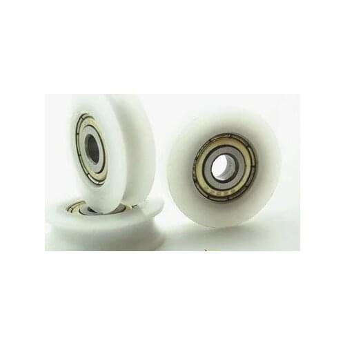 Free shipping 10pcs/lot 625ZZ V type groove ball bearing size 5*23.5*7 mm mm Nylon Wheel