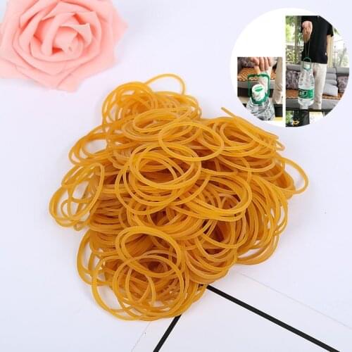 Nature Elastic Rubber Bands Fasteners Used for Office School Stationery Supplies Stretchable Sturdy Rubber Elastics Bands