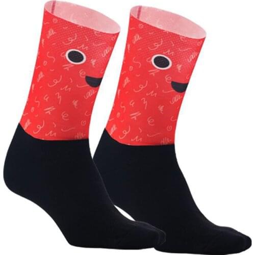 Quality Professional Sport Pro Cycling Socks Comfortable Road Bicycle Socks Men Women Funny Personality Anti Slip Sports Socks