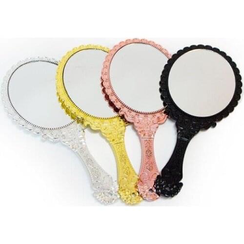 Cosmetic makeup mirror hand held mirror