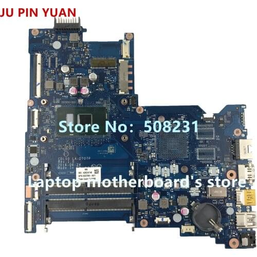 JU PIN YUAN 903788-601 903788-501 LA-D707P mainboard for HP NOTEBOOK 15-AY 15T-AY laptop motherboard i7-7500U fully Tested