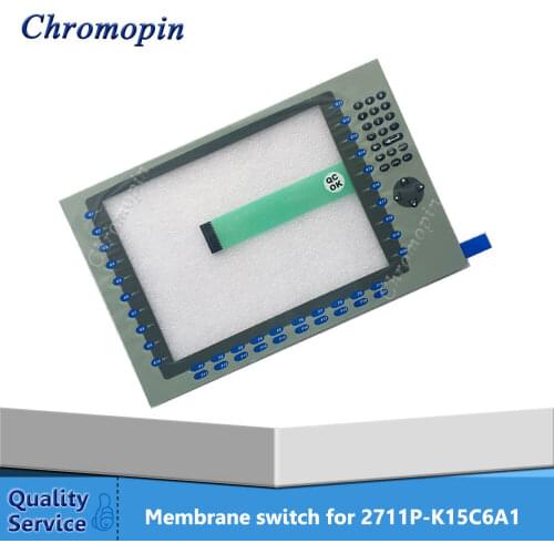 Membrane switch keyboard for AB 2711P-K15C6A1 2711P-K15C6A2 2711P-K15C6A6 2711P-K15C6A7 PanelView Plus CE 1250 Membrane keypad