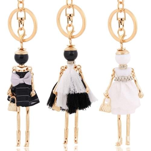 Fashion statement key chain girl keychain for women charm pendant new jewelry accessory