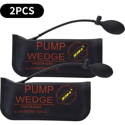 2PCS Locksmith Supplies Pump New Air Wedge PDR Up Bag Car Door Window Frame Fitting Install Shim Wedge Tools Set