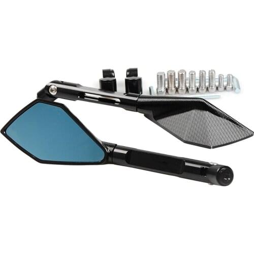 Motorcycle Mirrors Motorbike Scooter Side Rear View Mirror Rearview Mirror For Yamaha YZF-R125 YZF R125 R3 R25 R1 R6 FZ6R FZ8