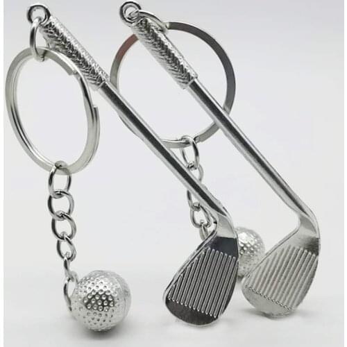 Golf Ball Key Pendant Golf Set Keychain Sports Souvenirs Key Ring Bag Pendant Sports Memento Fans Supplies Gifts Sport Accessory