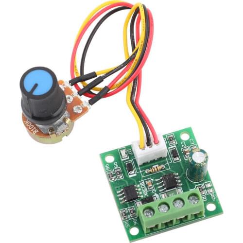 Speed Controller 1.8 V-15 V PWM Regulator DC Motor Speed Controller Low Voltage 2A Mini Control Module