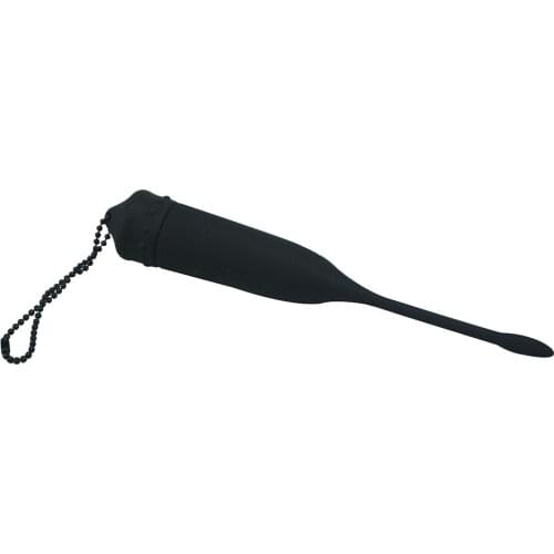 Vibrating Silicone urethral sound penis plug catheters male dilator vibe chastity device sex toys product for men