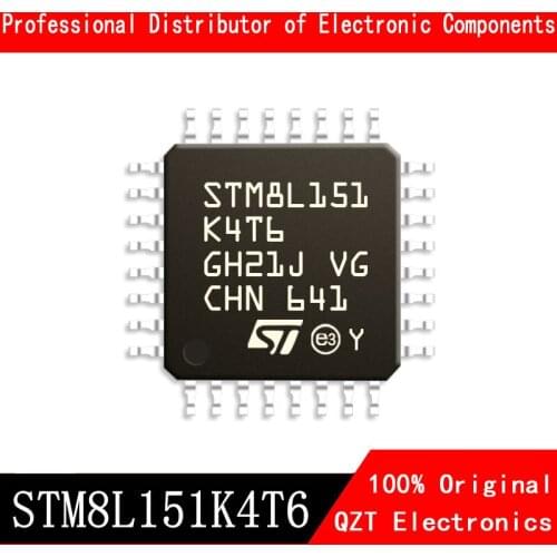 5pcs/lot new original STM8L151K4T6 STM8L151 LQFP32 microcontroller MCU In Stock