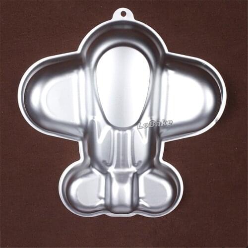 11 inches Cheap Price Airplane Model Shape aluminum metal cake mold pan