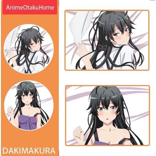 Anime My Youth Romantic Comedy Is Wrong, As I Expected Yukinoshita Yukino Pillow Cover Hug Pillowcase Otaku Bedding Dakimakura