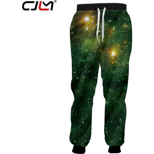 CJLM Men Joggers Pants 2018 Harajuku New Arrivals Digital Print 3D Sweatpants High Waist Elastic Long Pants Trousers Dropship