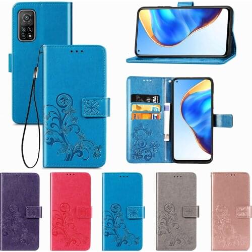 Flower Pattern Flip Case For Xiaomi Redmi 10 10T 10X Ultra Redmi K30 K30S K30i Pro Zoom Luxury PU Leather Wallet Phone Cover Bag