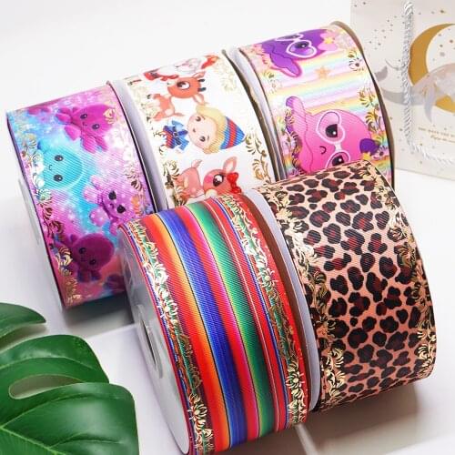 3 Inch 75 mm Printed Holographic Foil Ribbon 50 Yard Craft Suppliers 51610