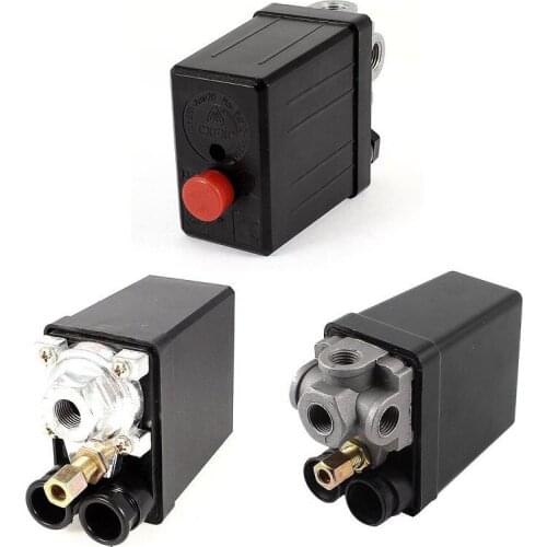 On/Off Button 12 Bar 175PSI AC 240V 20A 4 Port/ 1Port Air Compressor Pressure Switch