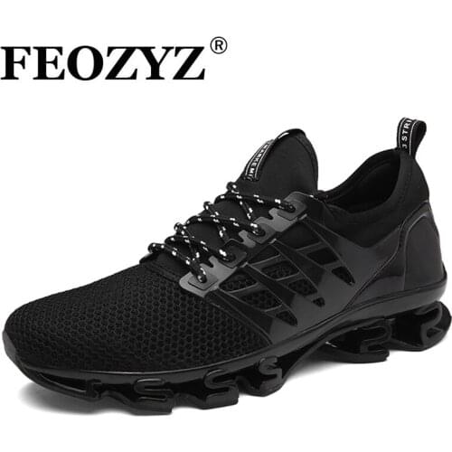 FEOZYZ New Dampping Running Shoes Men Spring Summer Breathable Sneakers Sports Shoes For Male Zapatillas Hombre Deportiva