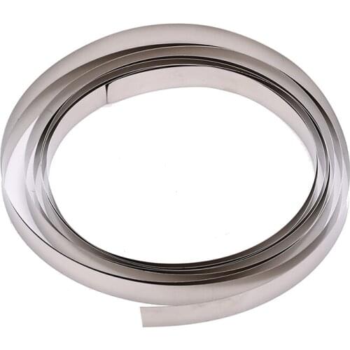 Great 2M 8mm x 0.1/0.12/0.15 Pure Nickel Strip Tape For Li 18650 Battery Spot Welding Compatible For Spot Welder Machine