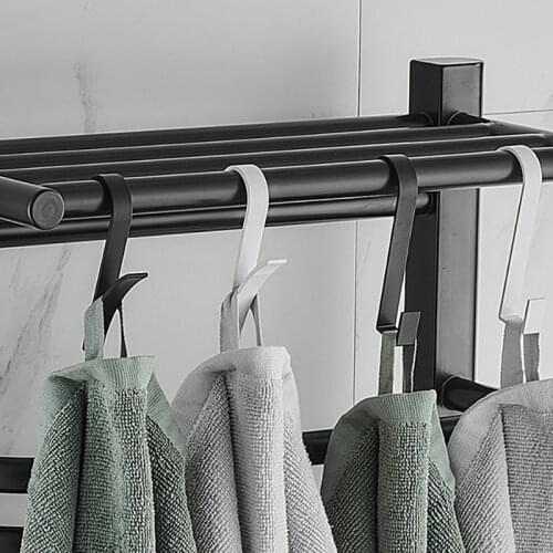 3Pcs/lot Multi-Purpose Plegable Scarf Hanger White High Quality Hanger for Heated Towel Clothes Radiator Rail Bath Hook Holder