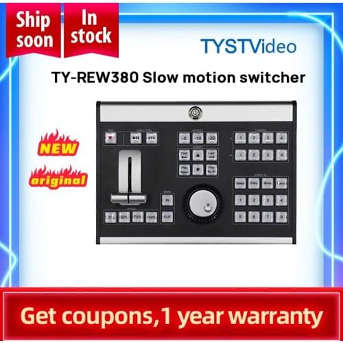 TYST TY-REW380 Control Panel Vmix Switcher Real Time Live Slow Motion Playback Keyboard for New Media Live Youtube pk blackmagic