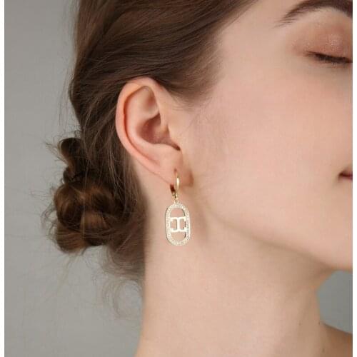 RED TREES Women's Gold Earrings