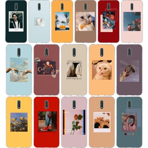 335FG Lock Screen Aesthetic gift Soft Silicone Tpu Cover phone Case for Nokia 2.1 2.3 3 3.1 4.2 5 5.1 Plus 7.2 6 8
