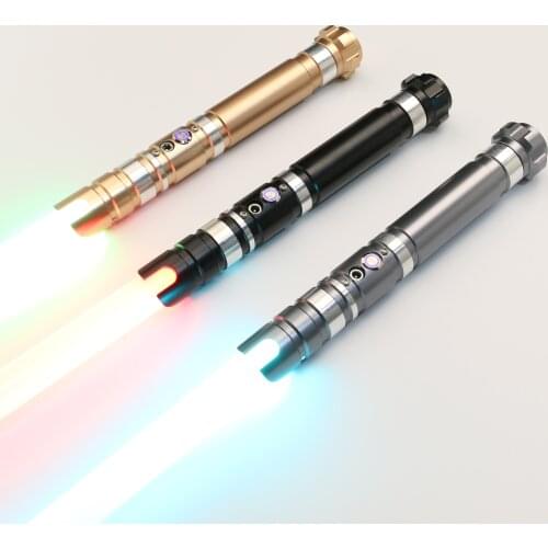 CIELTAN Dropshipping Lightsaber Heavy Dueling 1 Inch Blade With 6 Sets Soundfonts 12 Kinds Light Toys FOC Blaster Lock-Up TS012